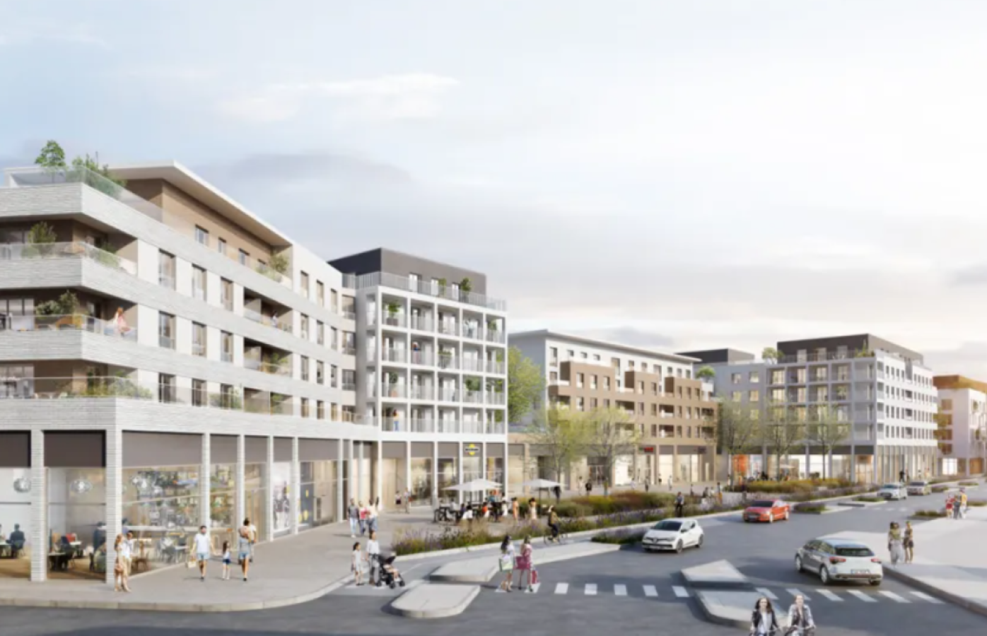 
																			3 pièces - 
																		1er étage - 60m² - 1 230,04 € - Photo #1