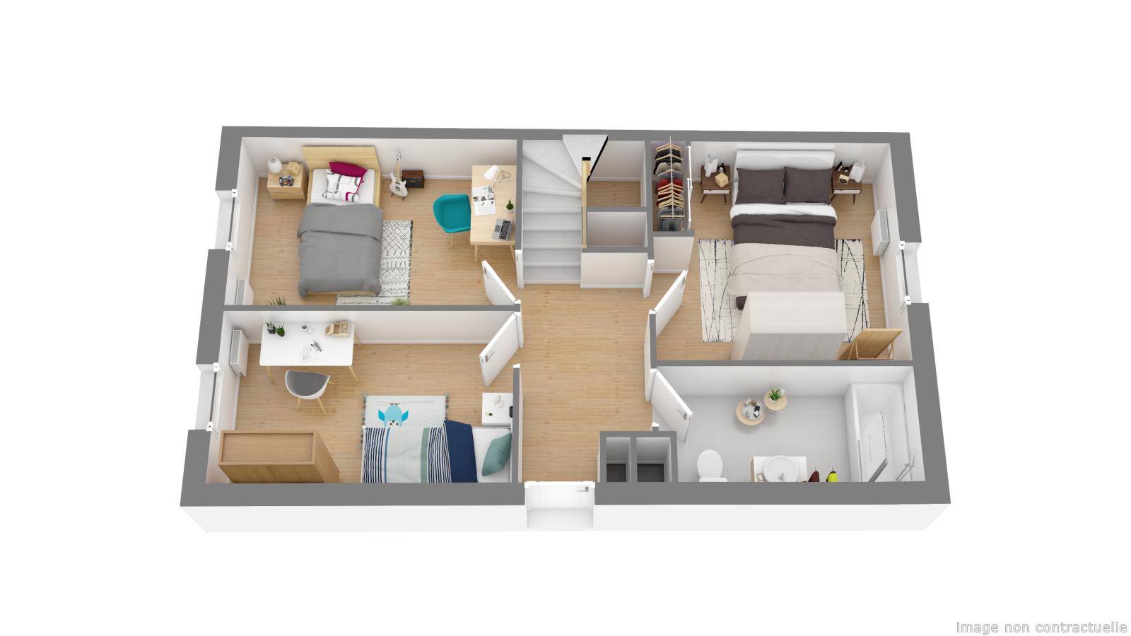 
																																							4 pièces - 
																																						1er étage - 85m² - 1 123,34 € - Photo #6