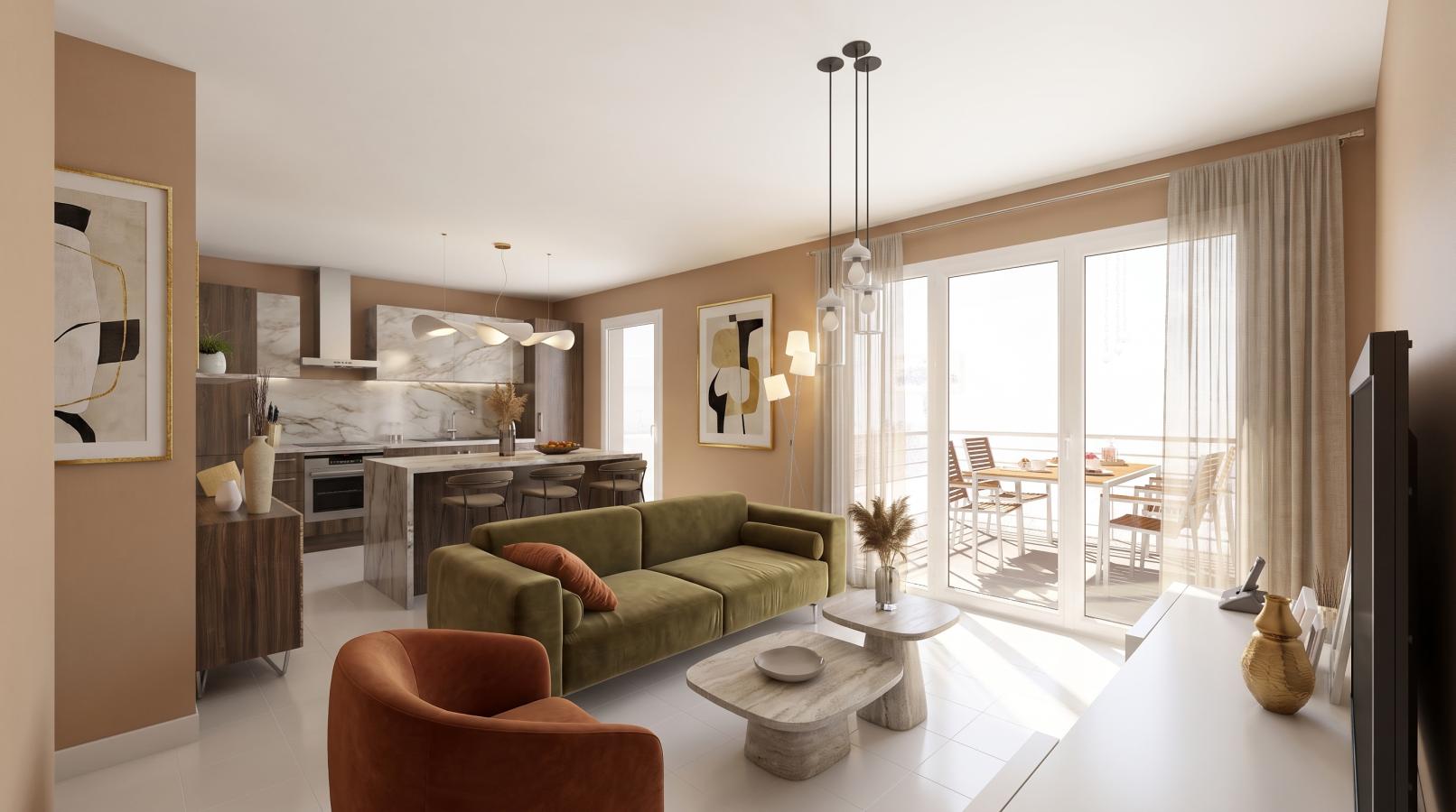 
																																							3 pièces - 
																																						2ème étage - 62m² - 798,30 € - Photo #1
