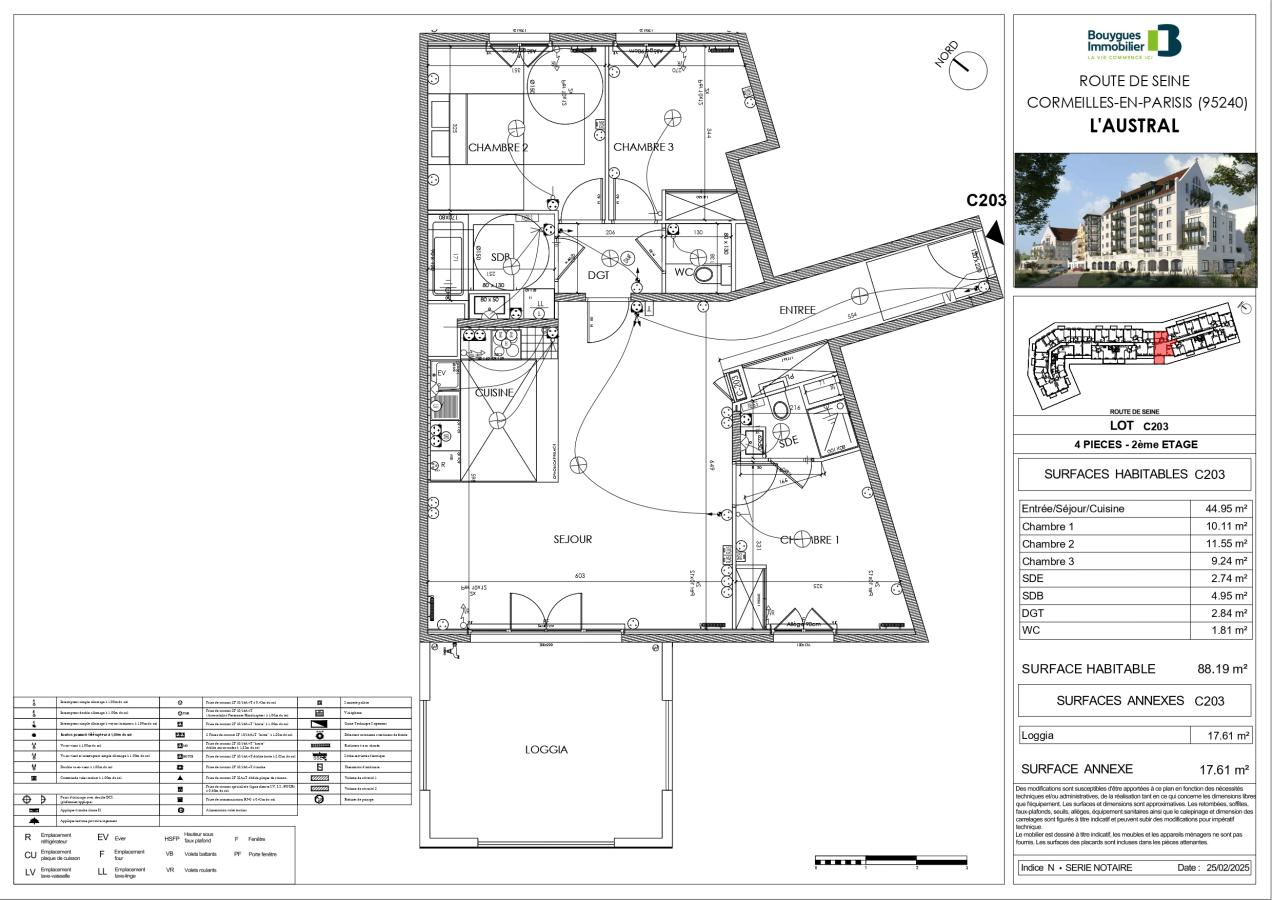 
																			4 pièces - 
																		2ème étage - 88m² - 1 574,23 € - Photo #0