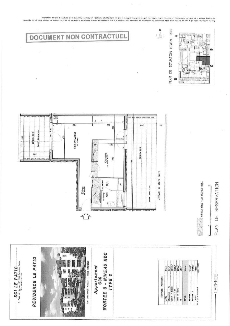 
																																							2 pièces - 
																																						RDC - 52m² - 794,86 € - Photo #1