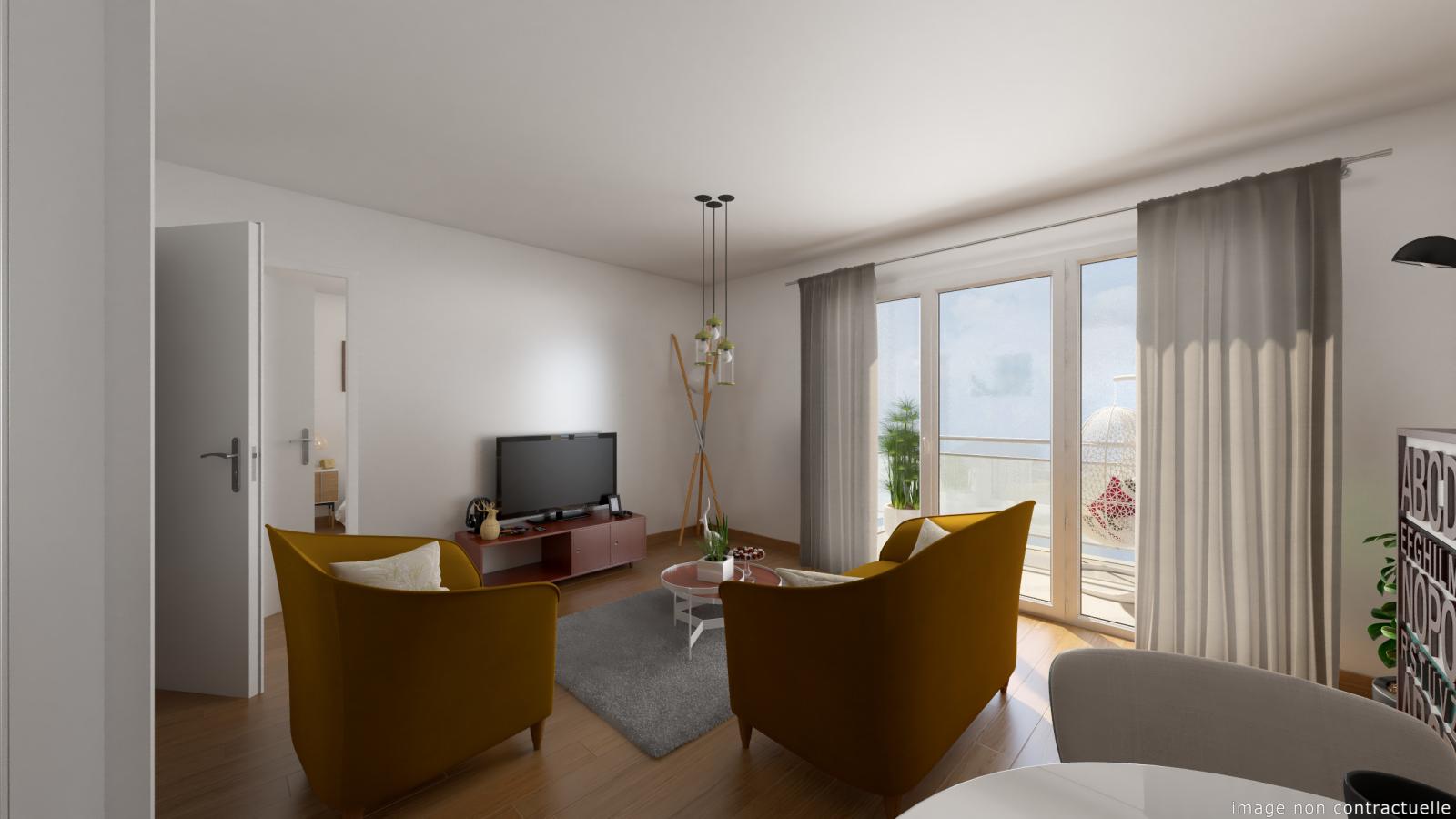 
																																							3 pièces - 
																																						2ème étage - 64m² - 670,03 € - Photo #6