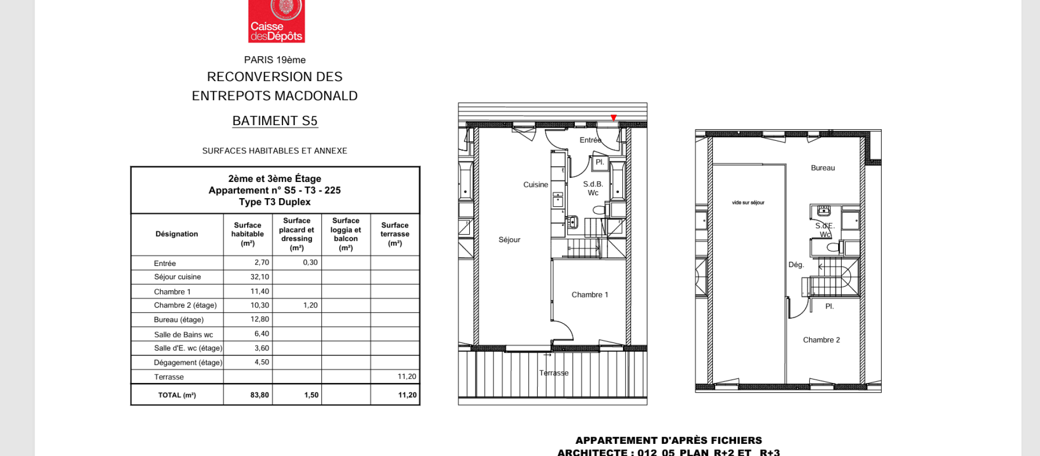 
																			3 pièces - 
																		2ème étage - 84m² - 2 141,71 € - Photo #6