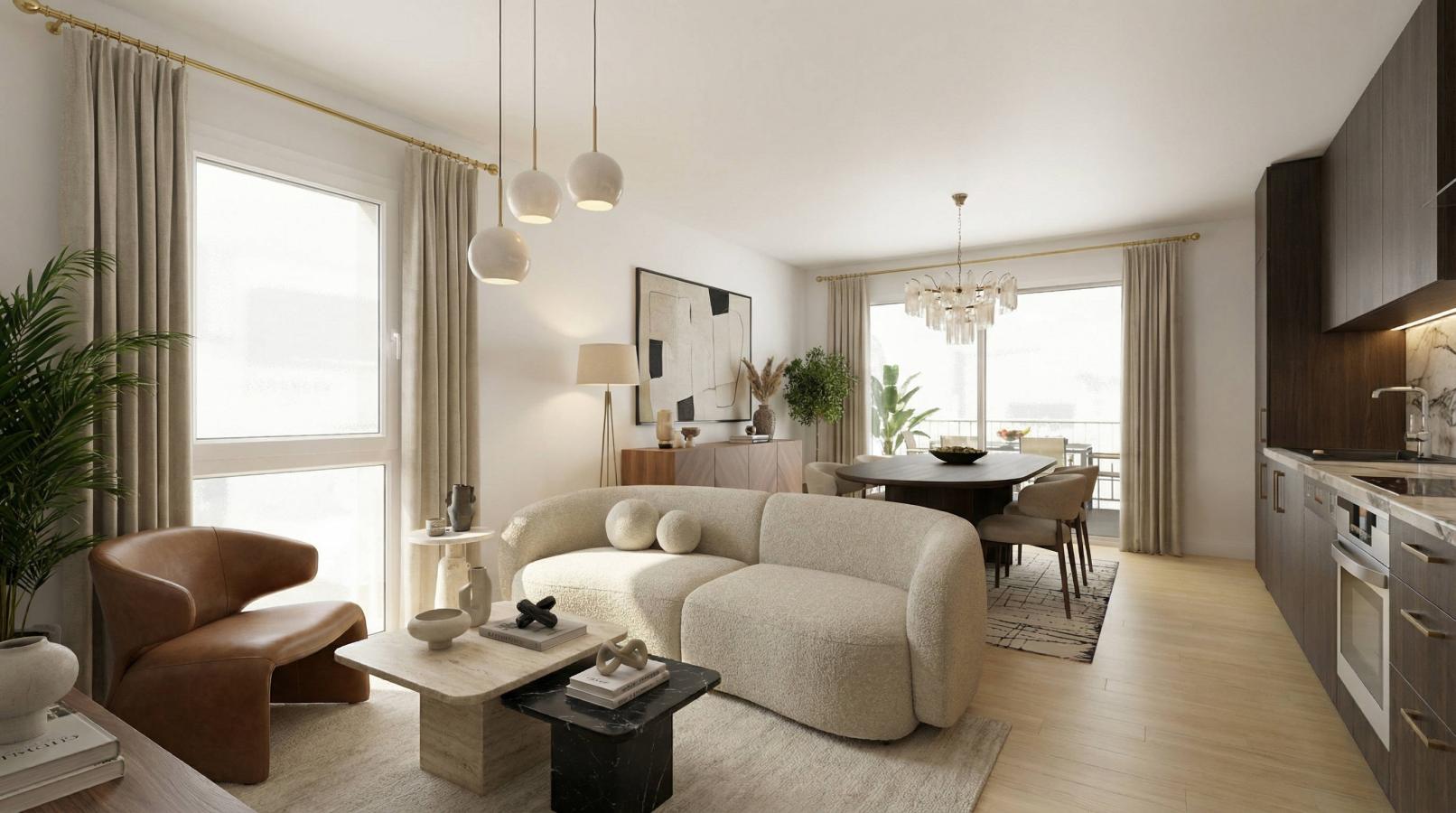 
																																							3 pièces - 
																																						1er étage - 63m² - 714,30 € - Photo #5