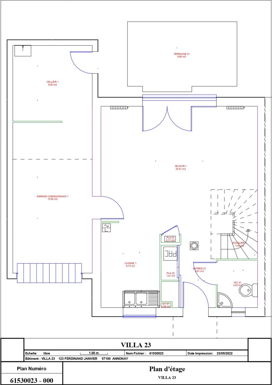 
																																							3 pièces - 
																																						RDC - 76m² - 813,08 € - Photo #5