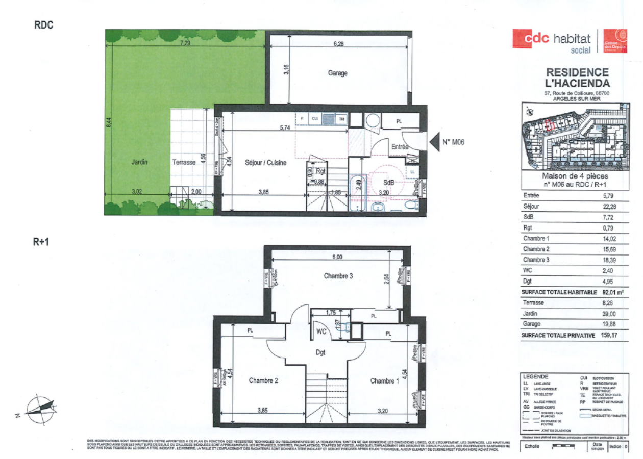 
																			4 pièces – 
																		RDC – 98m² - 264 000 € - Photo #0