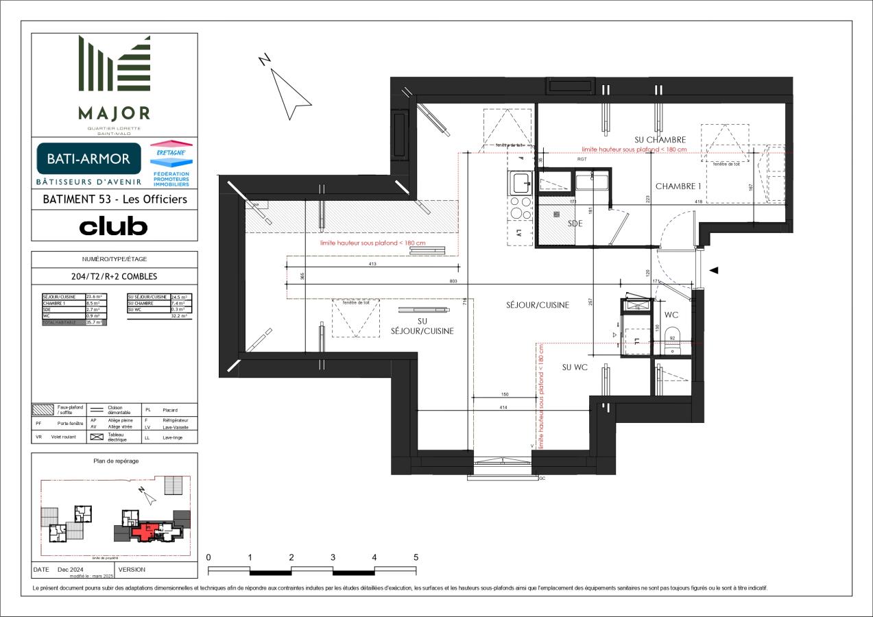 2 pièces - 2ème étage - 36m² - 647,30 € - Photo #6
