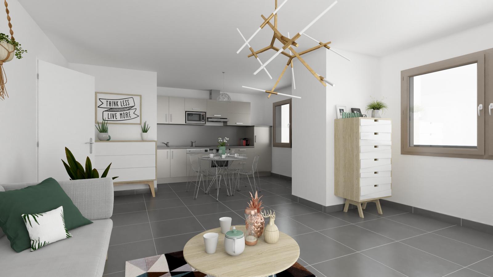 
																																							4 pièces - 
																																						1er étage - 78m² - 1 068,71 € - Photo #1
