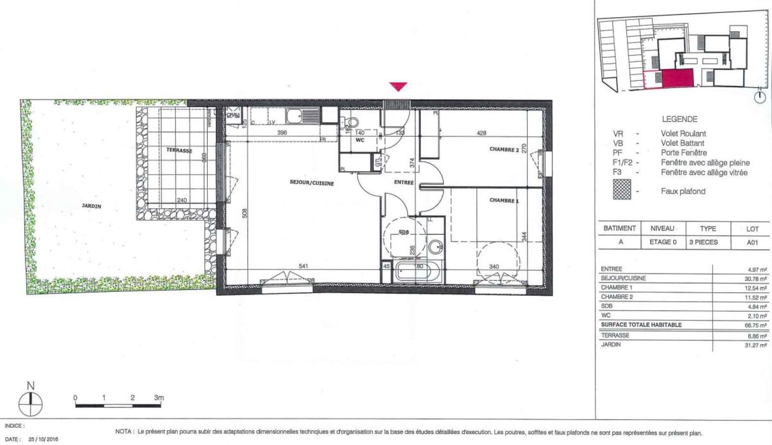 
																																							3 pièces - 
																																						RDC - 67m² - 699,29 € - Photo #6