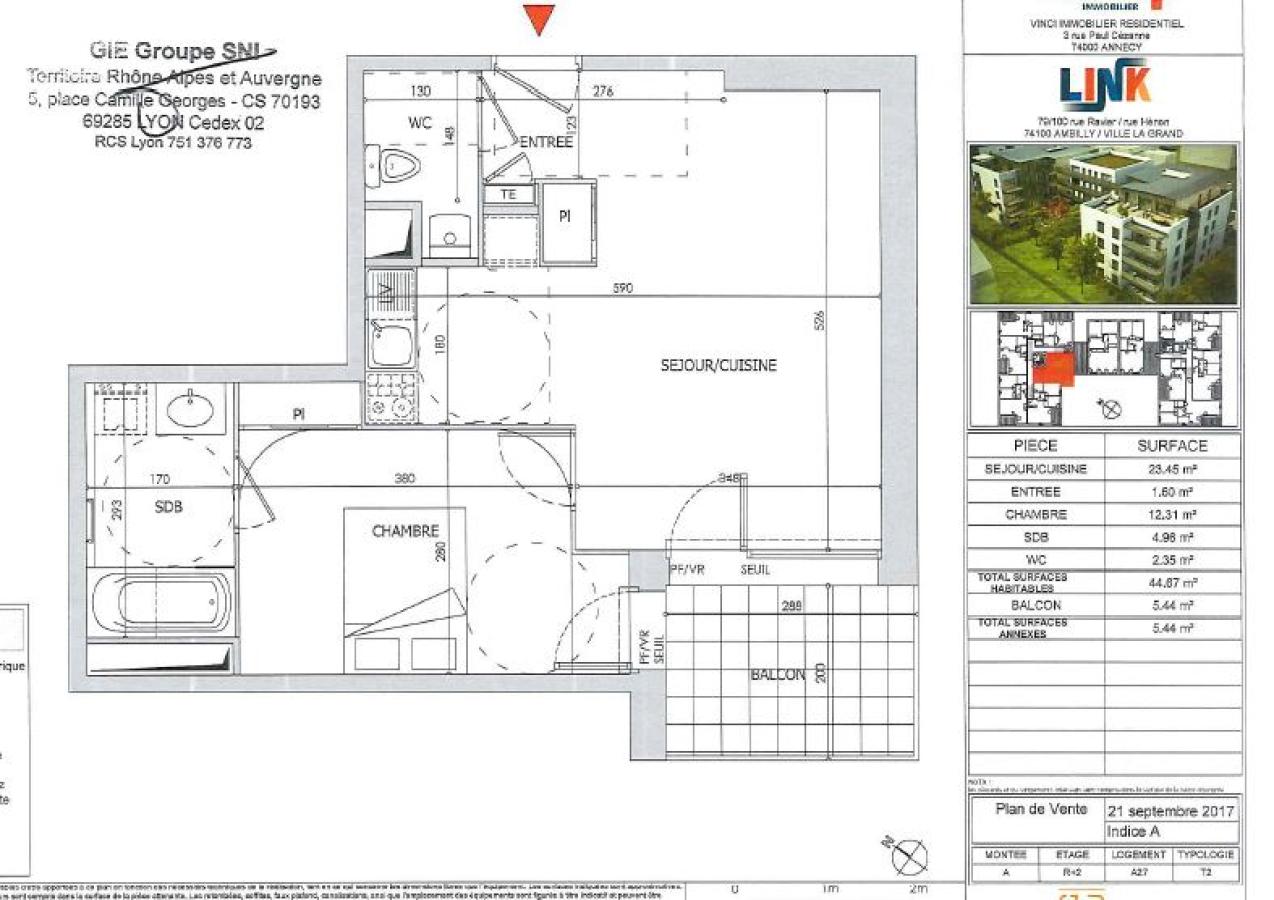 Appartement à Ville-la-Grand