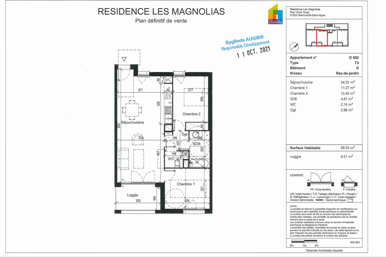 3 pièces - RDC - 67m² - 826,61 € - Photo #5