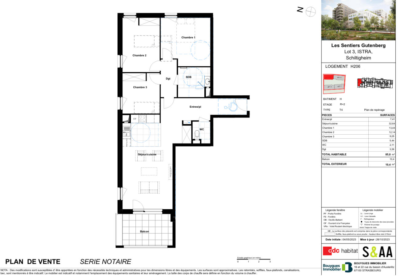 Appartement à Schiltigheim