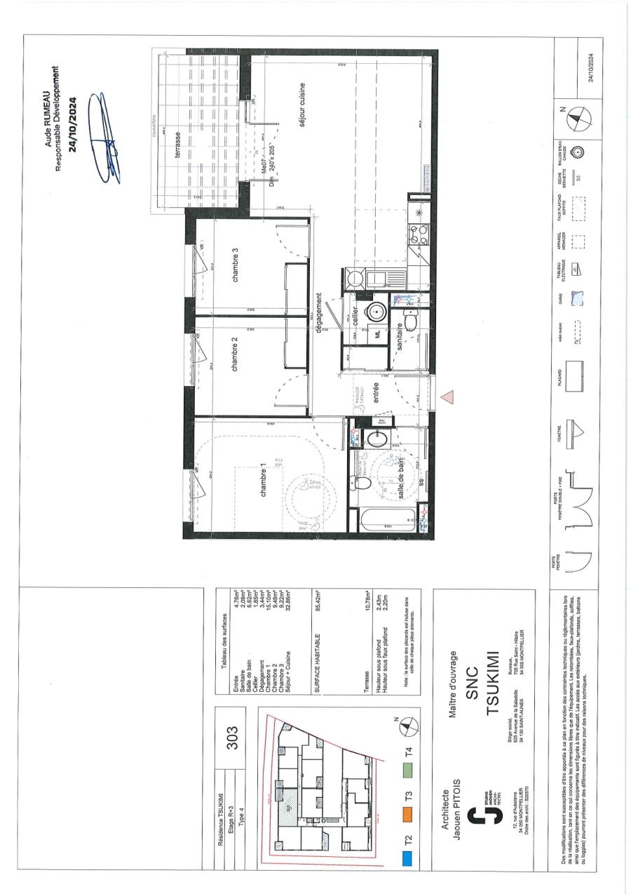 
																																							4 pièces - 
																																						3ème étage - 85m² - 1 151,81 € - Photo #1