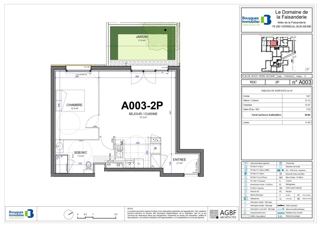 
																																							2 pièces - 
																																						RDC - 51m² - 990,21 € - Photo #3