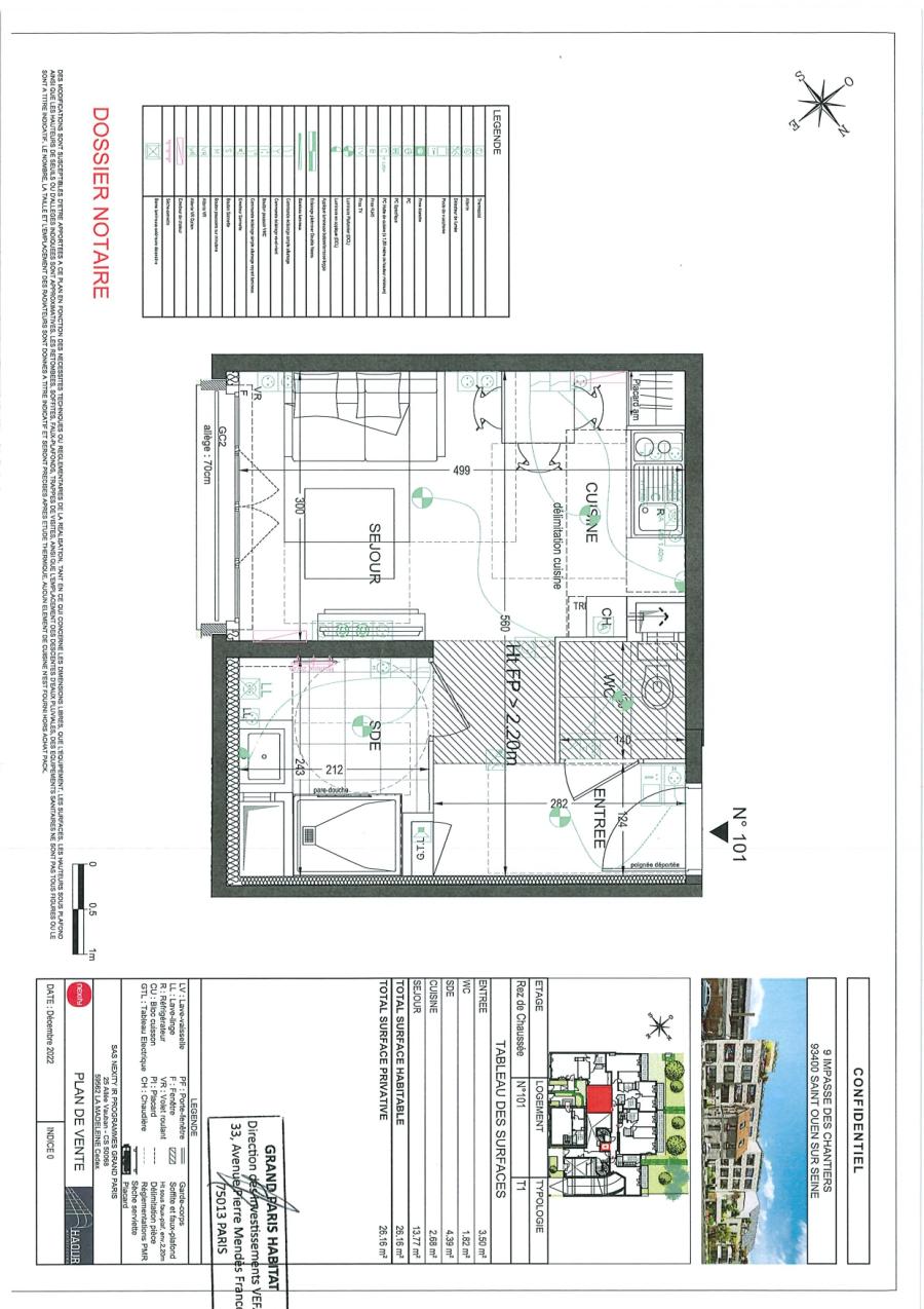 
																			1 pièce - 
																		RDC - 26m² - 508,74 € - Photo #0