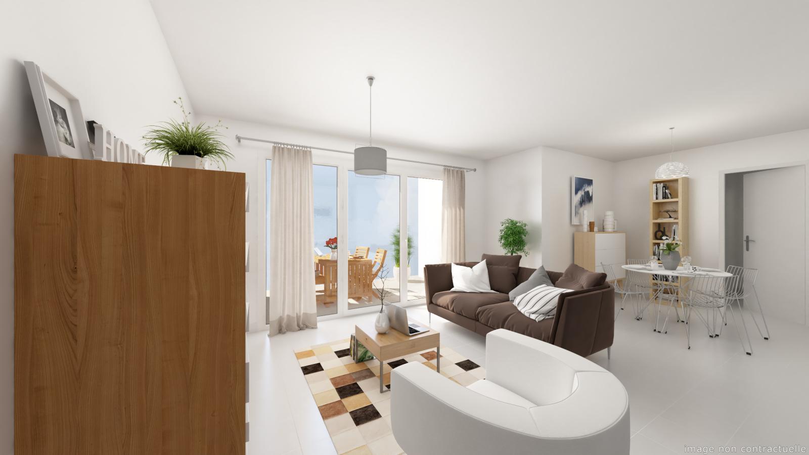 
																																							4 pièces - 
																																						2ème étage - 91m² - 1 463,28 € - Photo #1