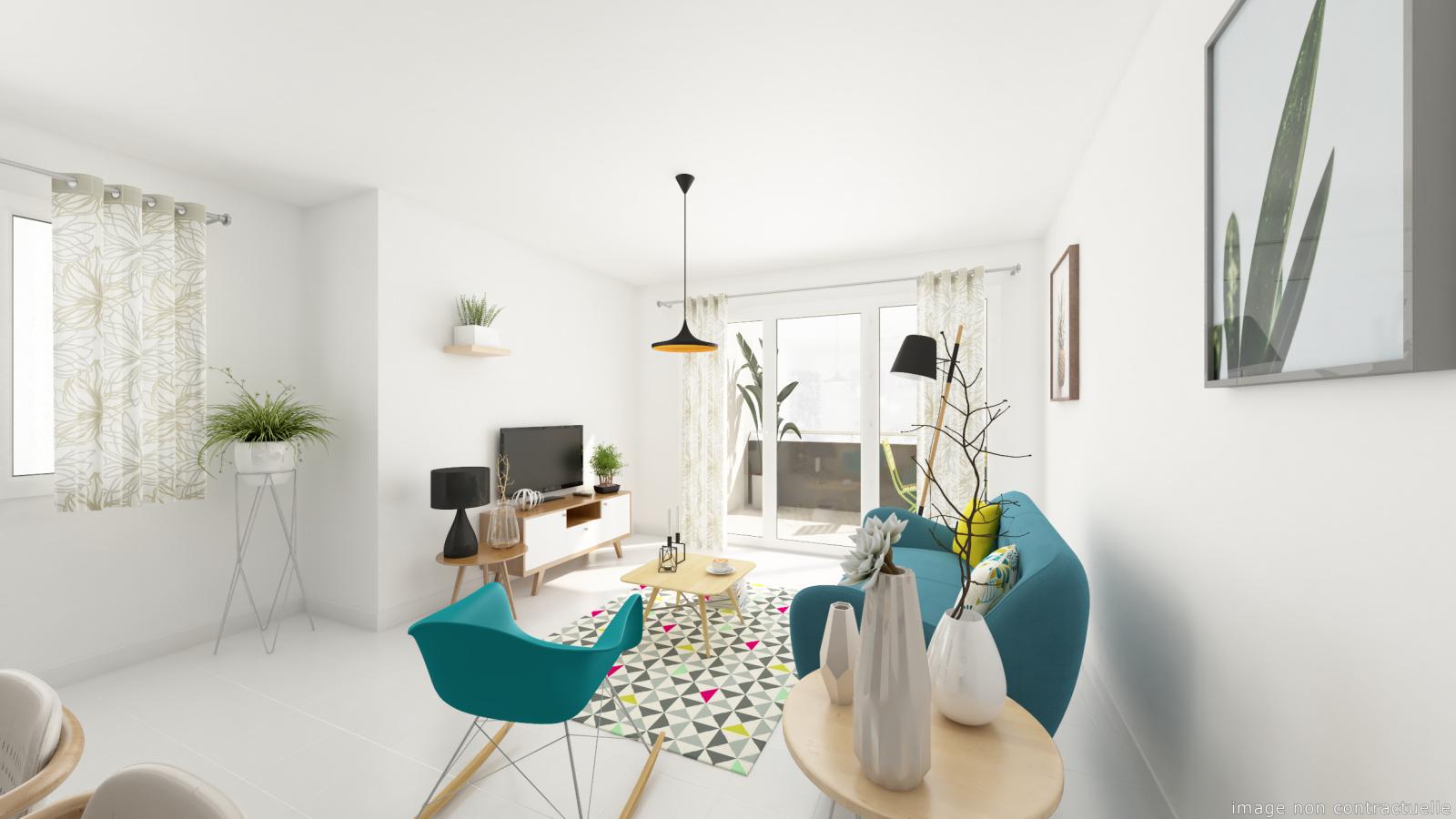 3 pièces - 2ème étage - 61m² - 1 011,24 € - Photo #6