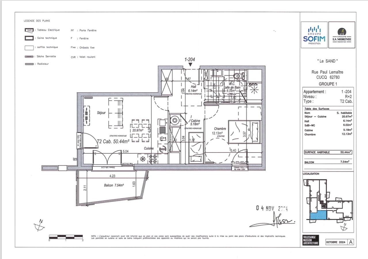 2 pièces - 2ème étage - 51m² - 699,50 € - Photo #0