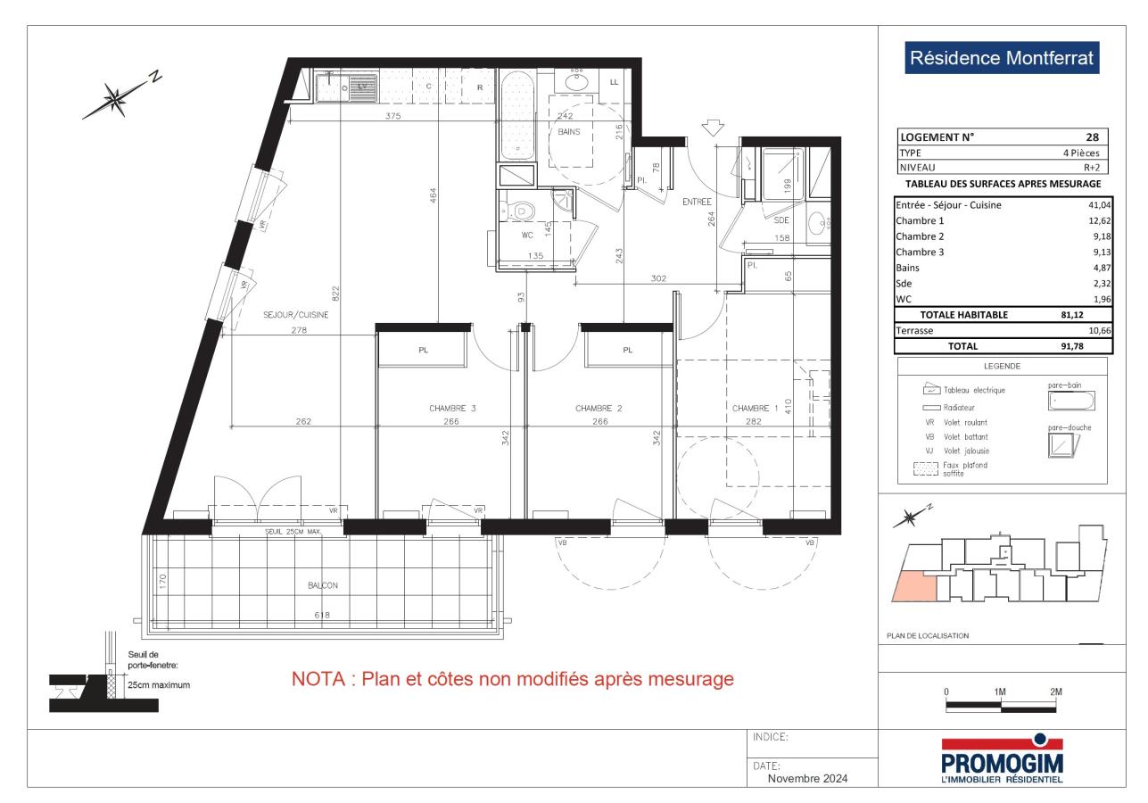 
																																							4 pièces - 
																																						2ème étage - 81m² - 1 127,08 € - Photo #5