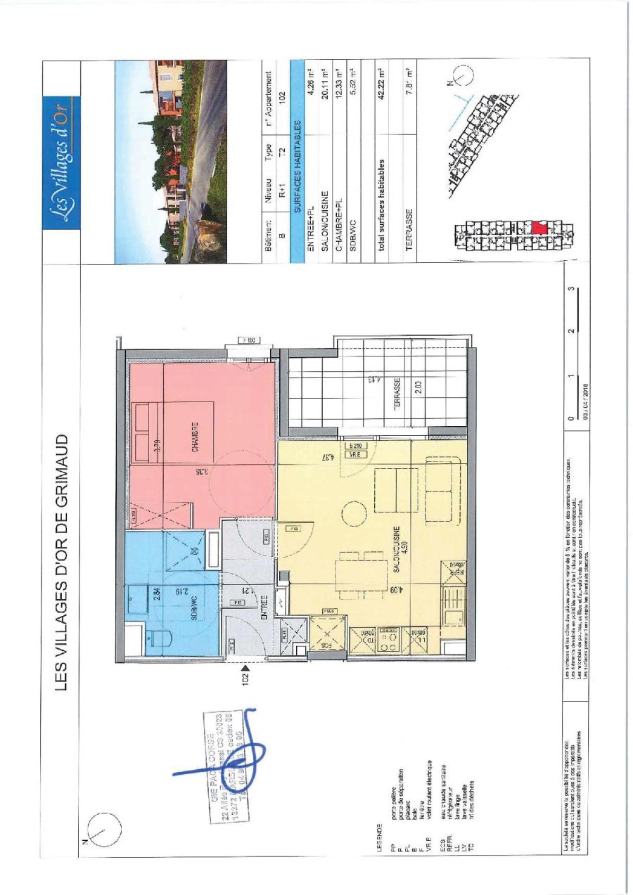 
																																							2 pièces - 
																																						1er étage - 42m² - 798,28 € - Photo #6