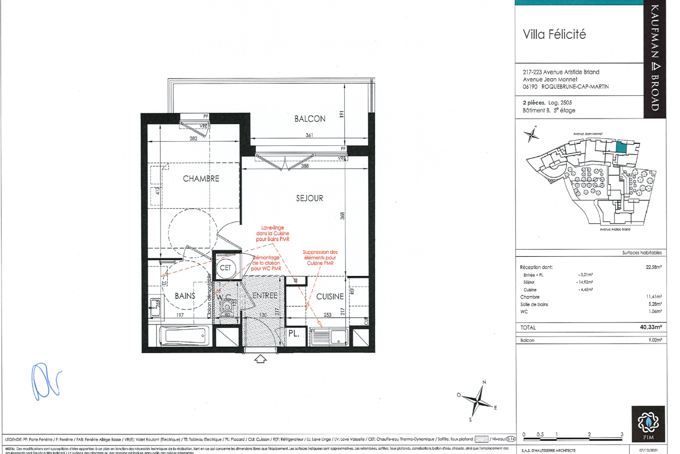 
																			2 pièces - 
																		5ème étage - 40m² - 1 200,68 € - Photo #7