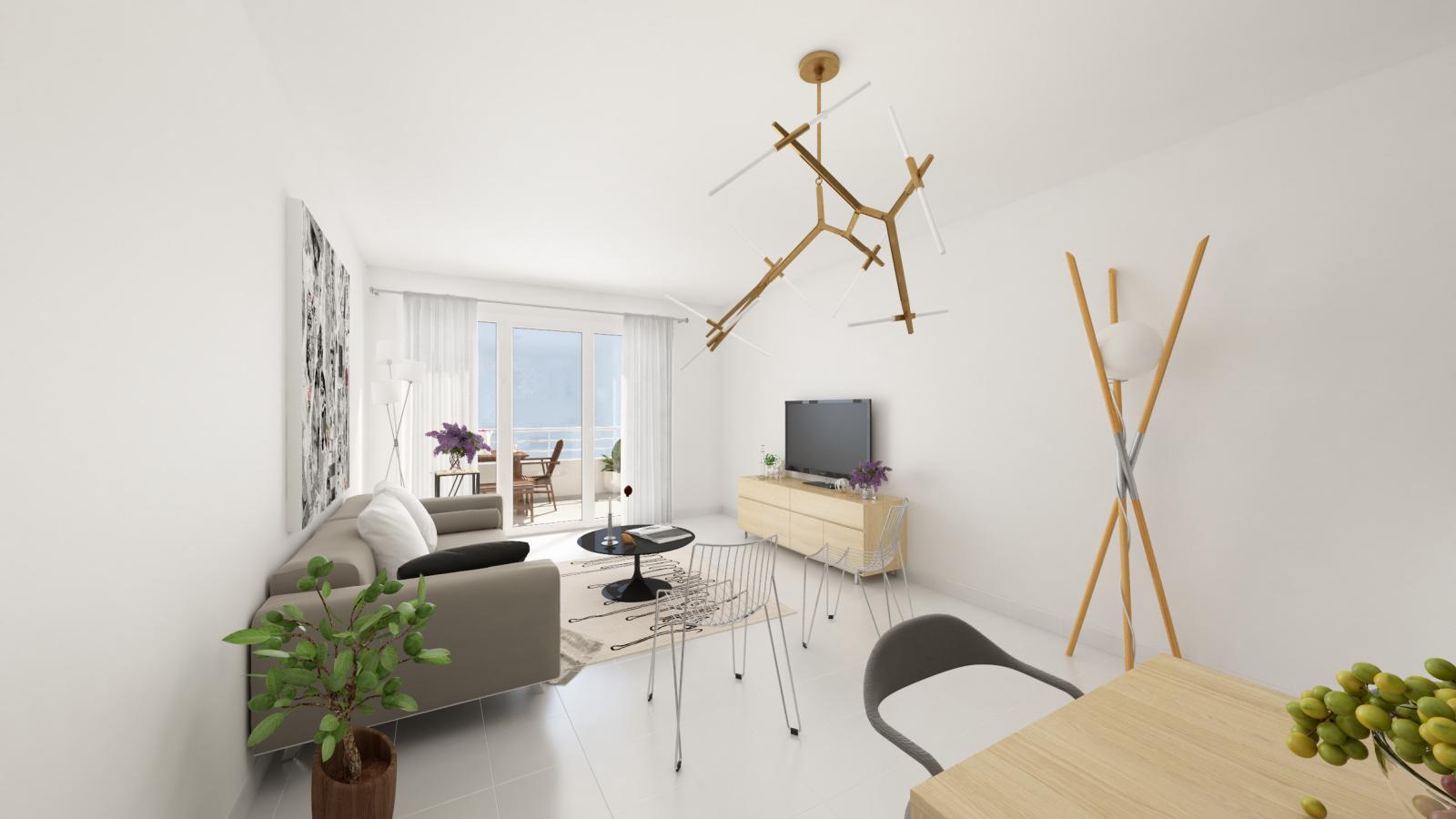 
																																							3 pièces - 
																																						4ème étage - 64m² - 1 203,92 € - Photo #6