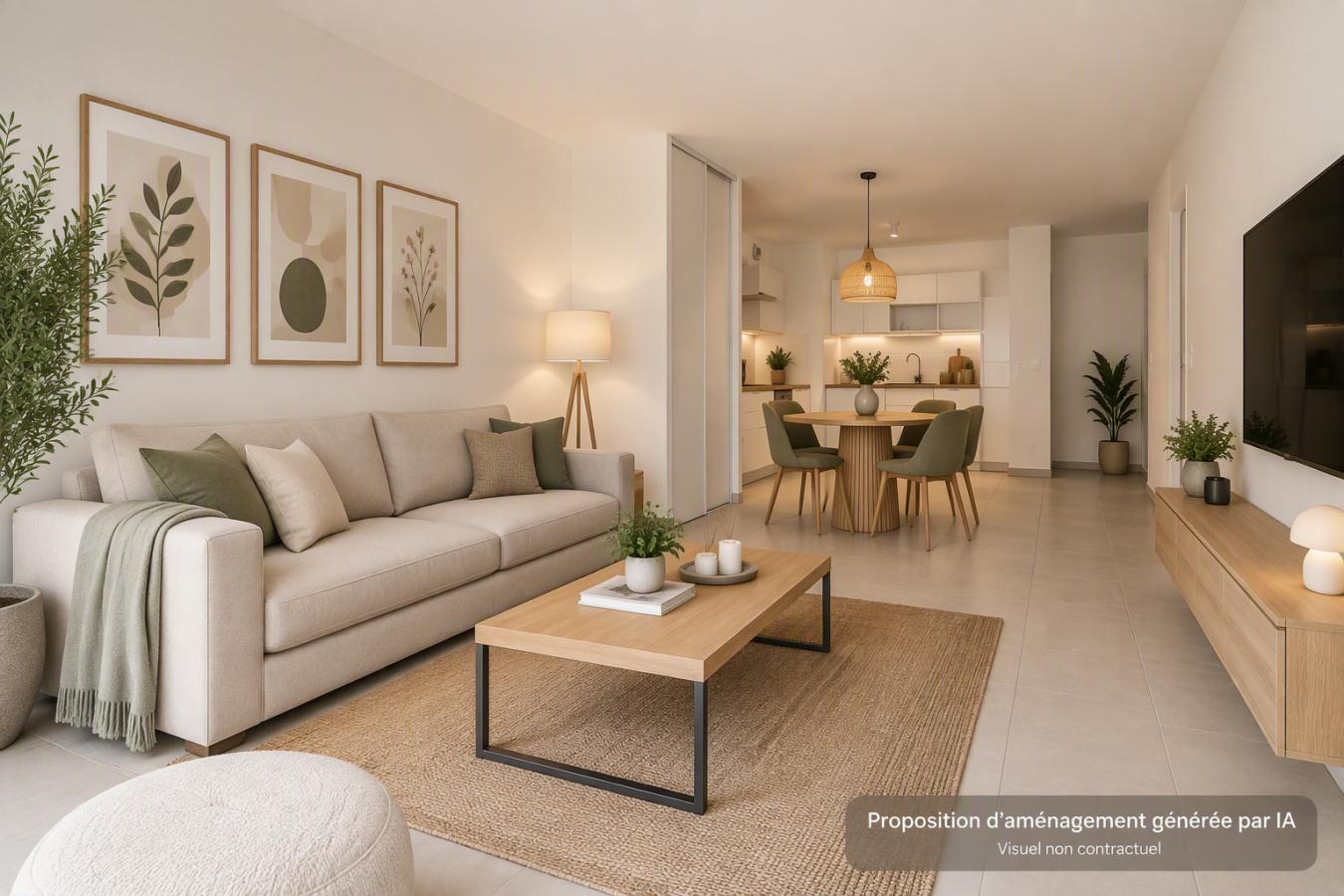 3 pièces - RDC - 66m² - 254 500 € - Photo #2
