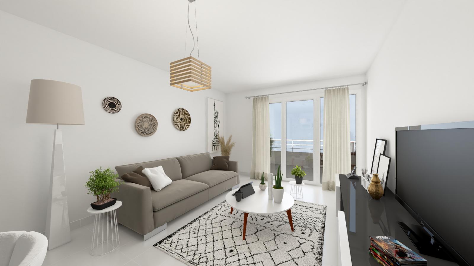 
																																							3 pièces - 
																																						1er étage - 65m² - 1 218,87 € - Photo #1