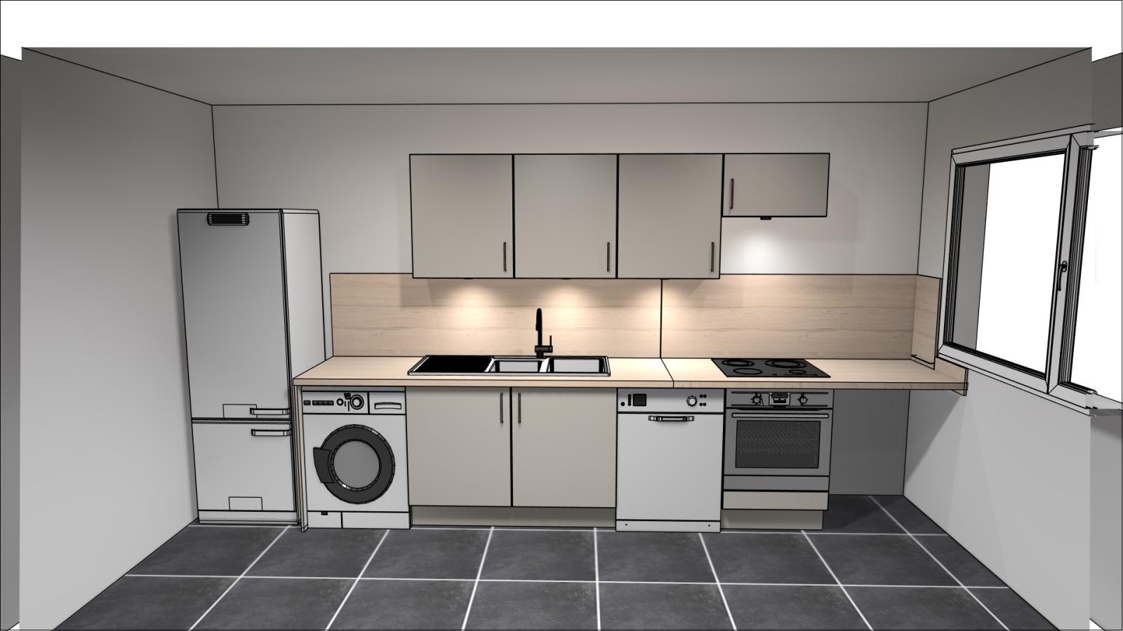 
																																							3 pièces - 
																																						8ème étage - 67m² - 1 062,68 € - Photo #2