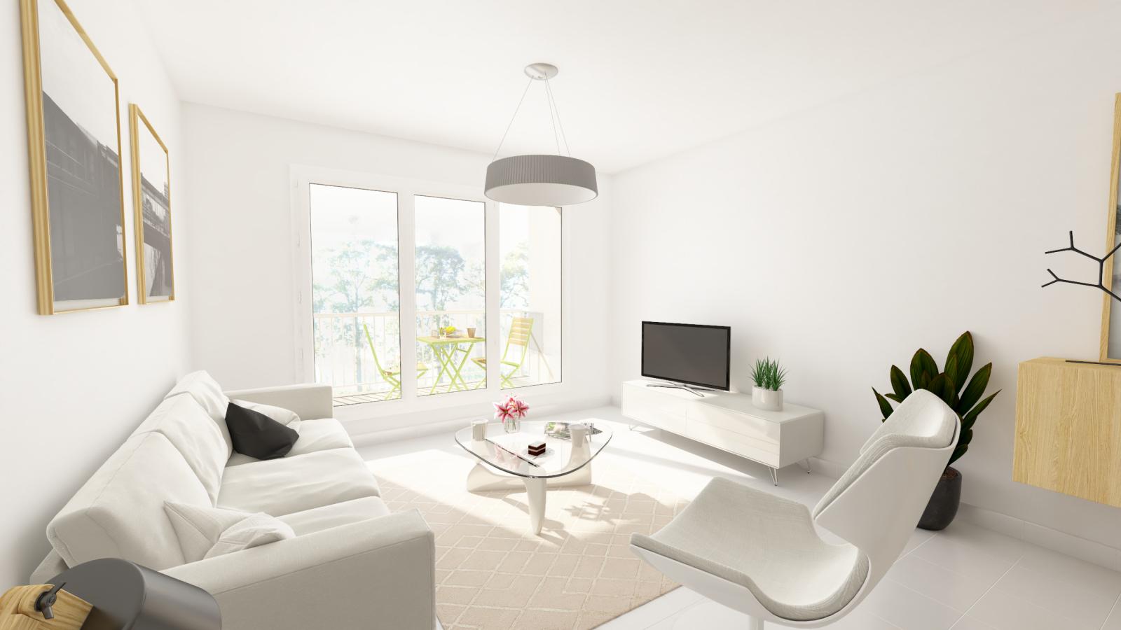 
																																							3 pièces - 
																																						1er étage - 68m² - 888,63 € - Photo #2