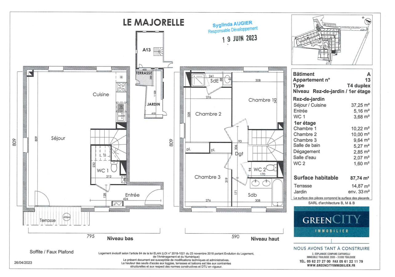 
																																							4 pièces - 
																																						RDC - 88m² - 1 004,95 € - Photo #7