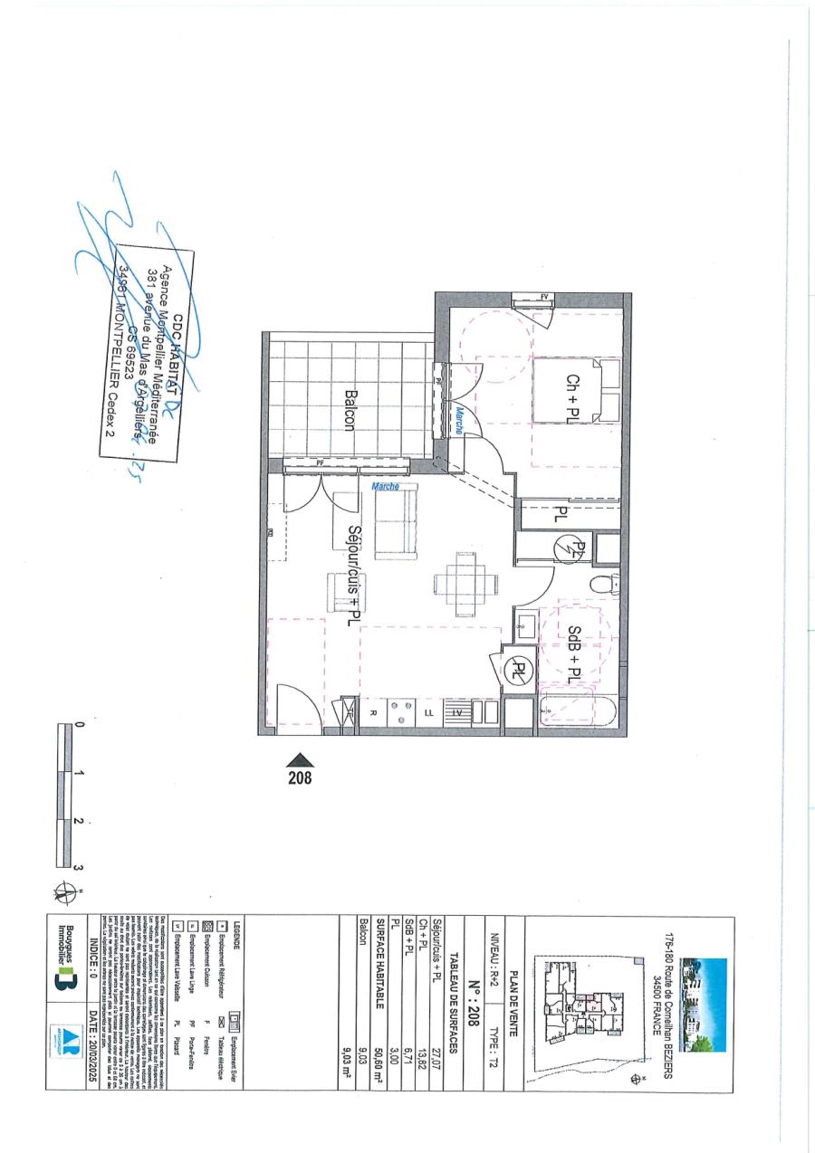 2 pièces - 2ème étage - 51m² - 600,27 € - Photo #0