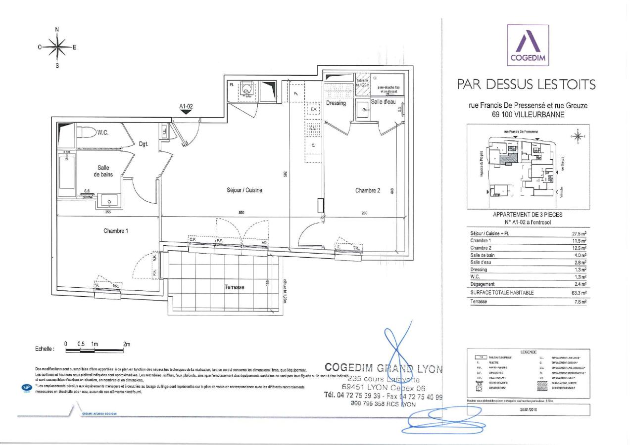 
																																							3 pièces - 
																																						RDC - 65m² - 922,83 € - Photo #4