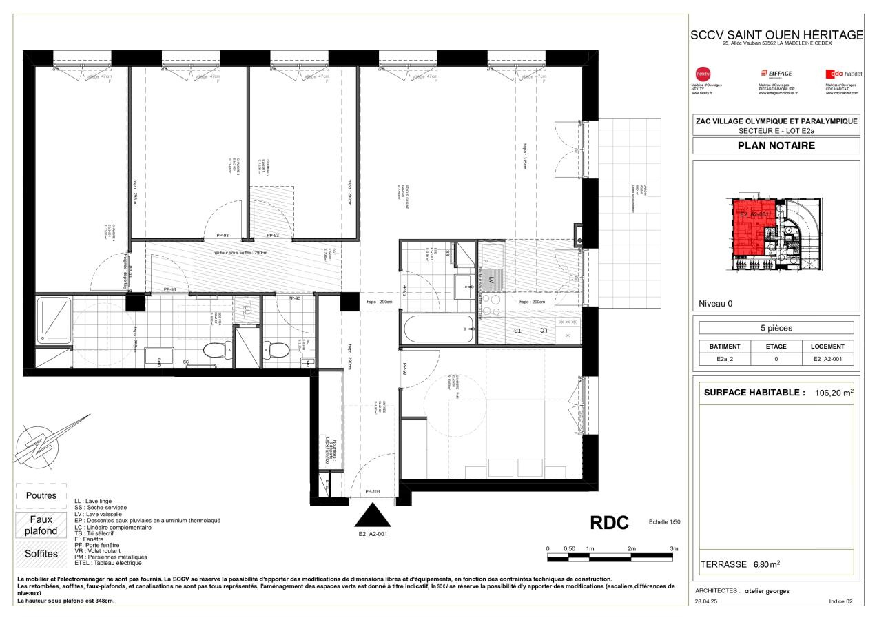 
																																							5 pièces - 
																																						RDC - 107m² - 1 887,93 € - Photo #1