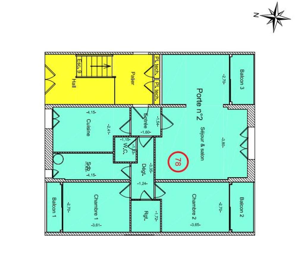 
																			4 pièces - 
																		RDC - 74m² - 99 000 € - Photo #5