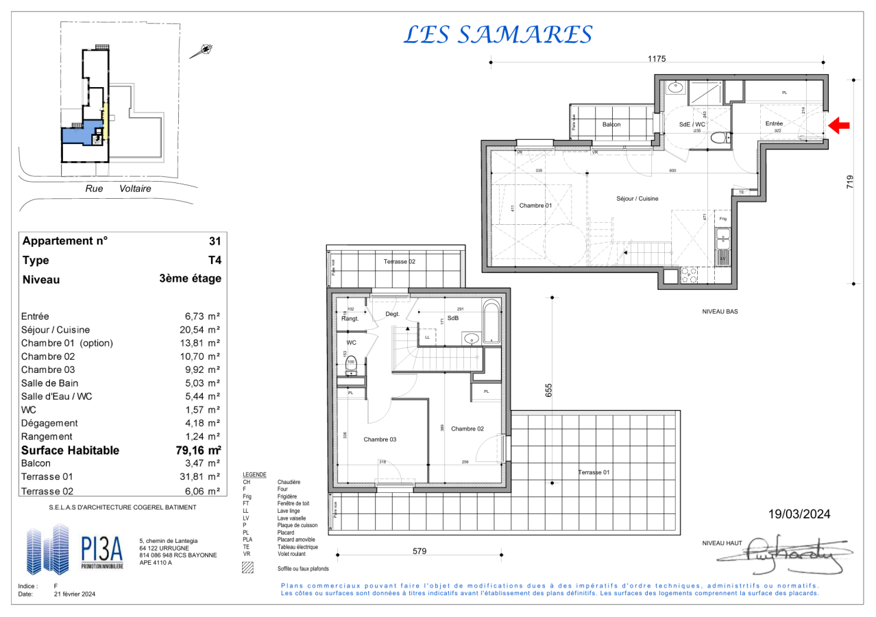 2 pièces - RDC - 49m² photo 5