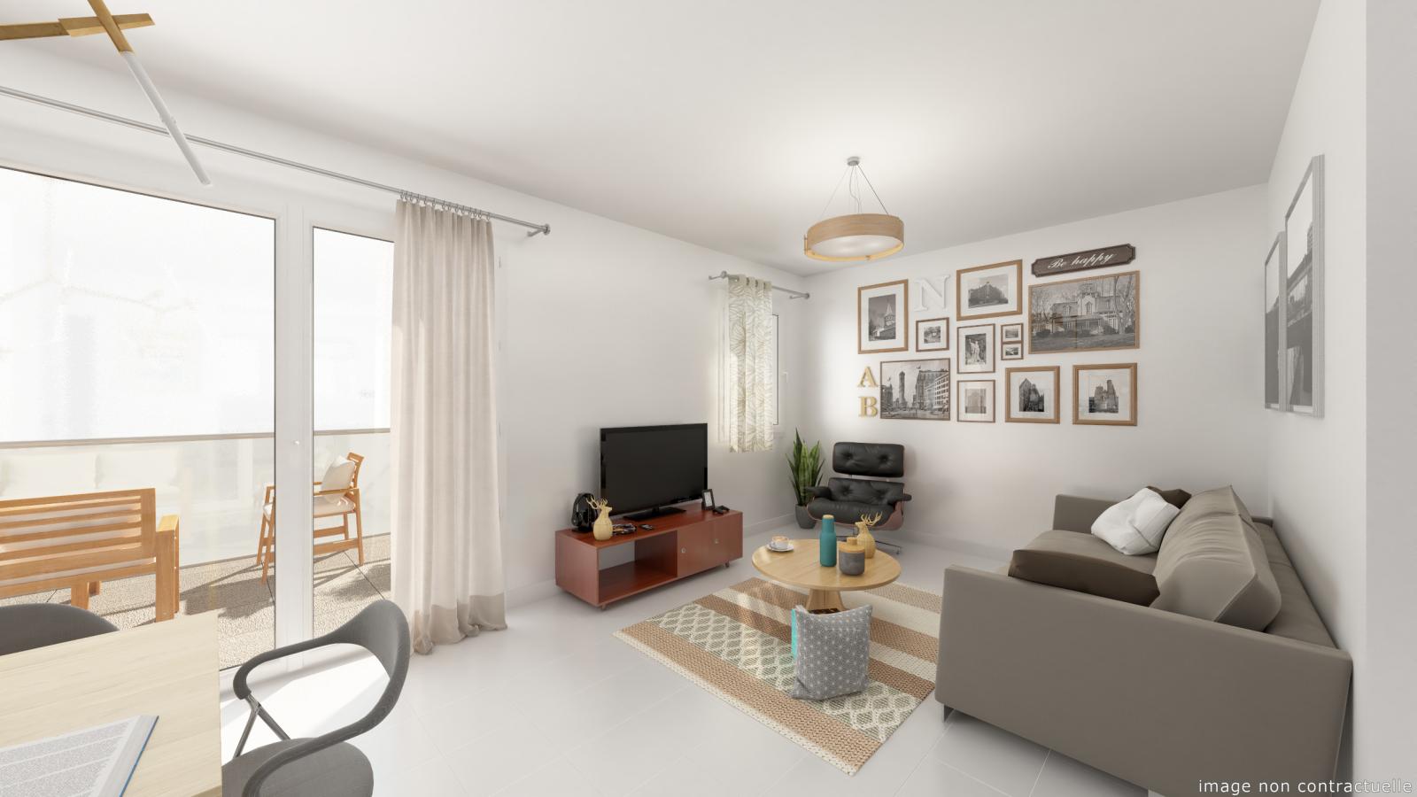 
																																							3 pièces - 
																																						1er étage - 70m² - 684,17 € - Photo #1