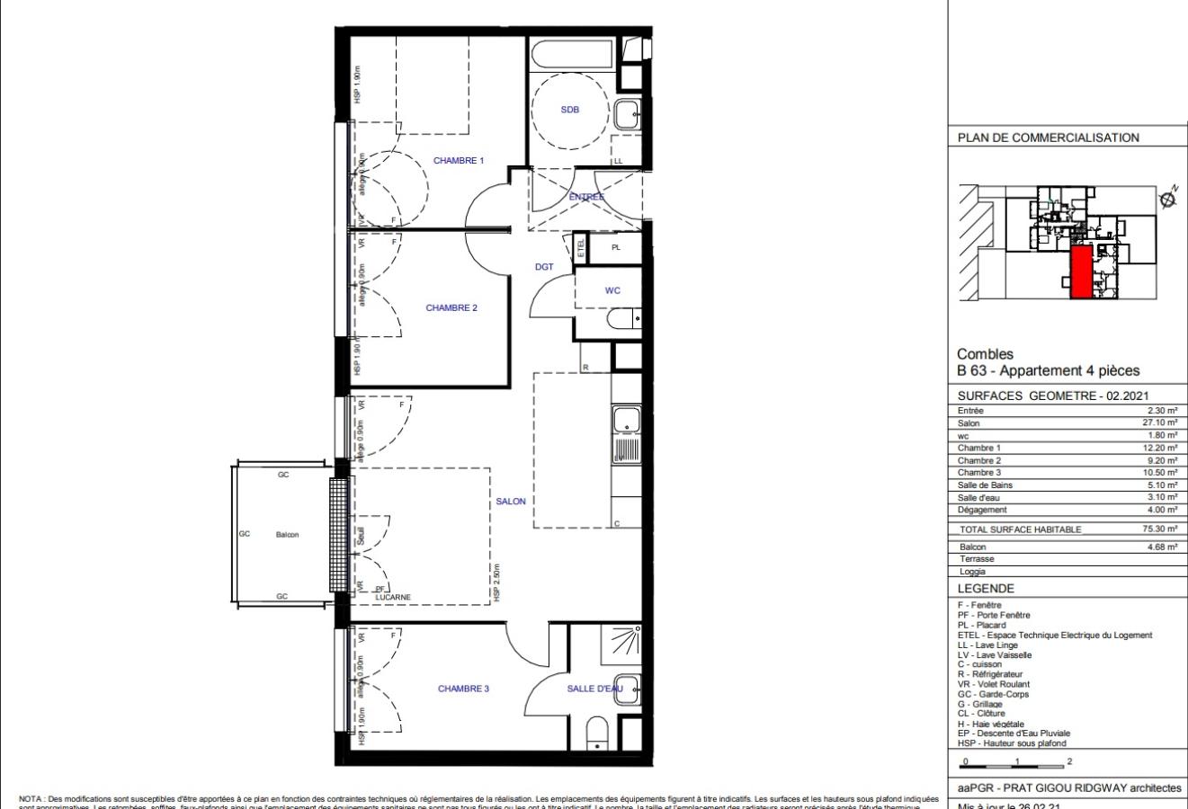 
																																							4 pièces - 
																																						RDC - 76m² - 1 314,58 € - Photo #5
