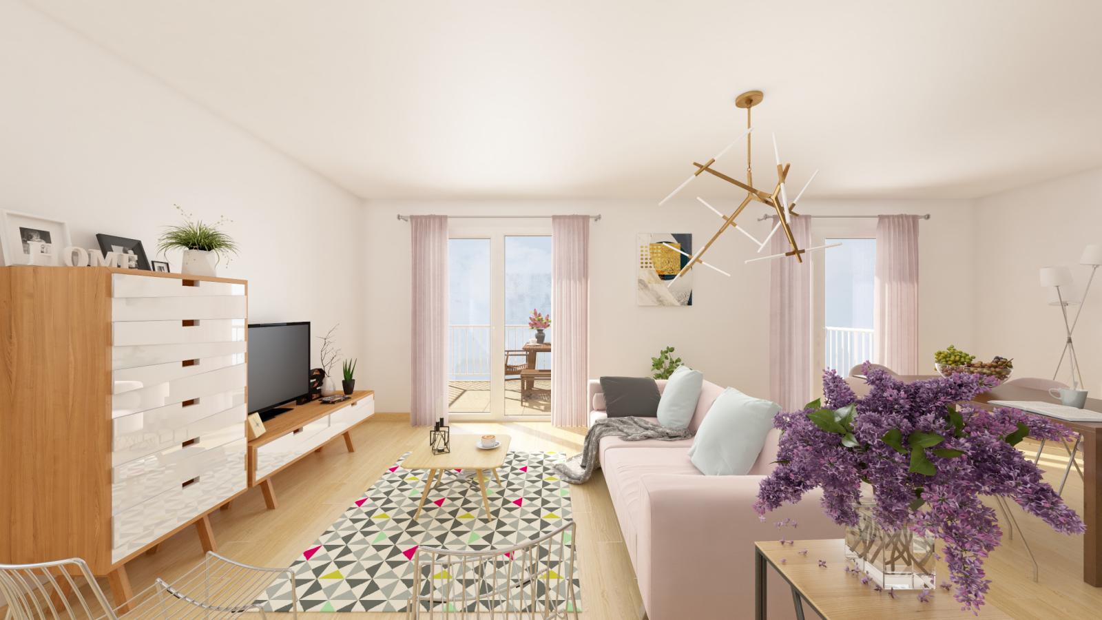 
																			4 pièces - 
																		1er étage - 83m² - 1 168,62 € - Photo #3