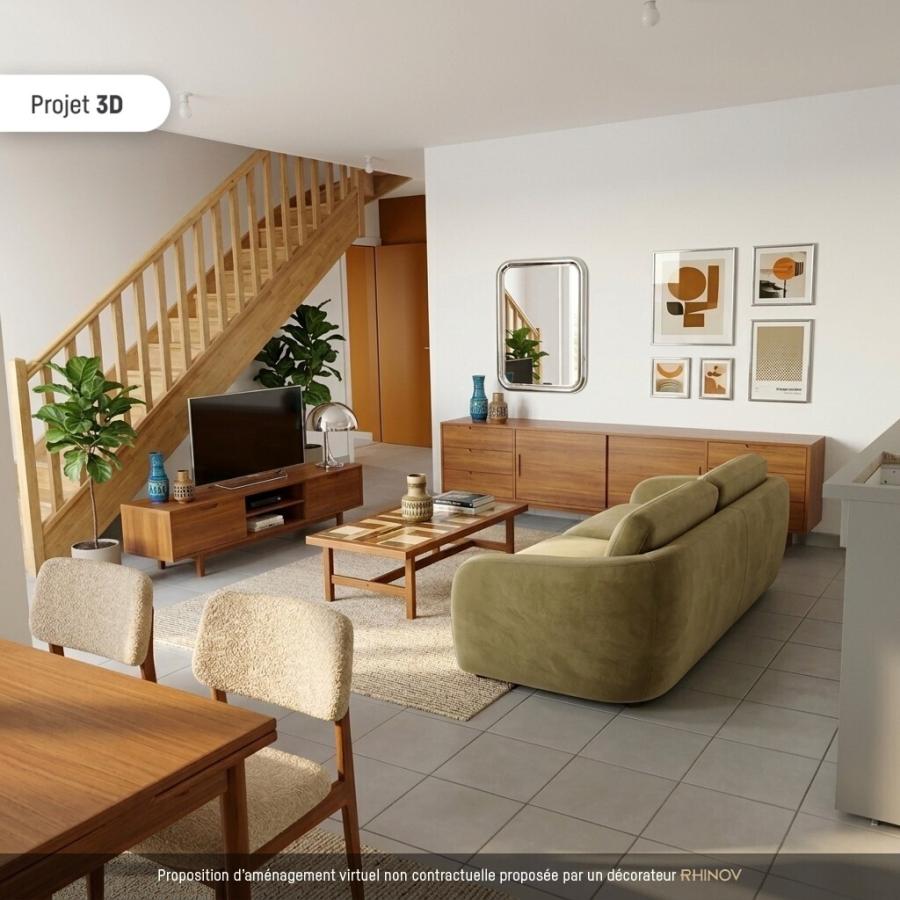 3 pièces - 3ème étage - 75m² - 941,61 € - Photo #2