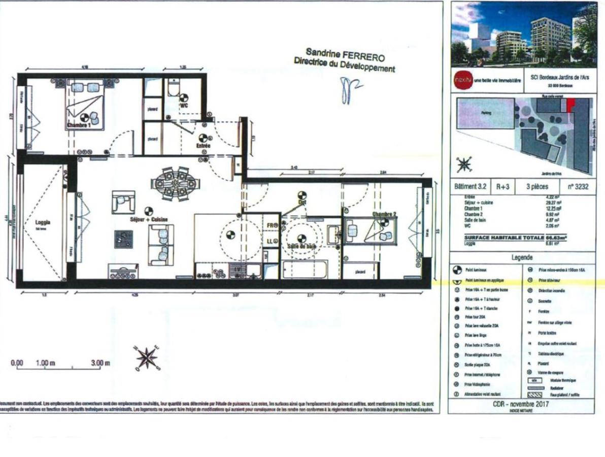 
																			3 pièces - 
																		3ème étage - 67m² - 1 009,97 € - Photo #1