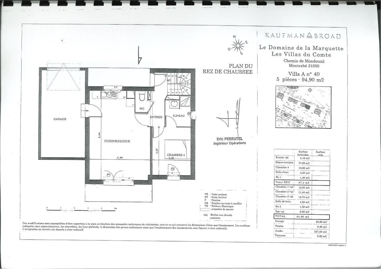 5 pièces - RDC - 95m² - 1 159,45 € - Photo #1
