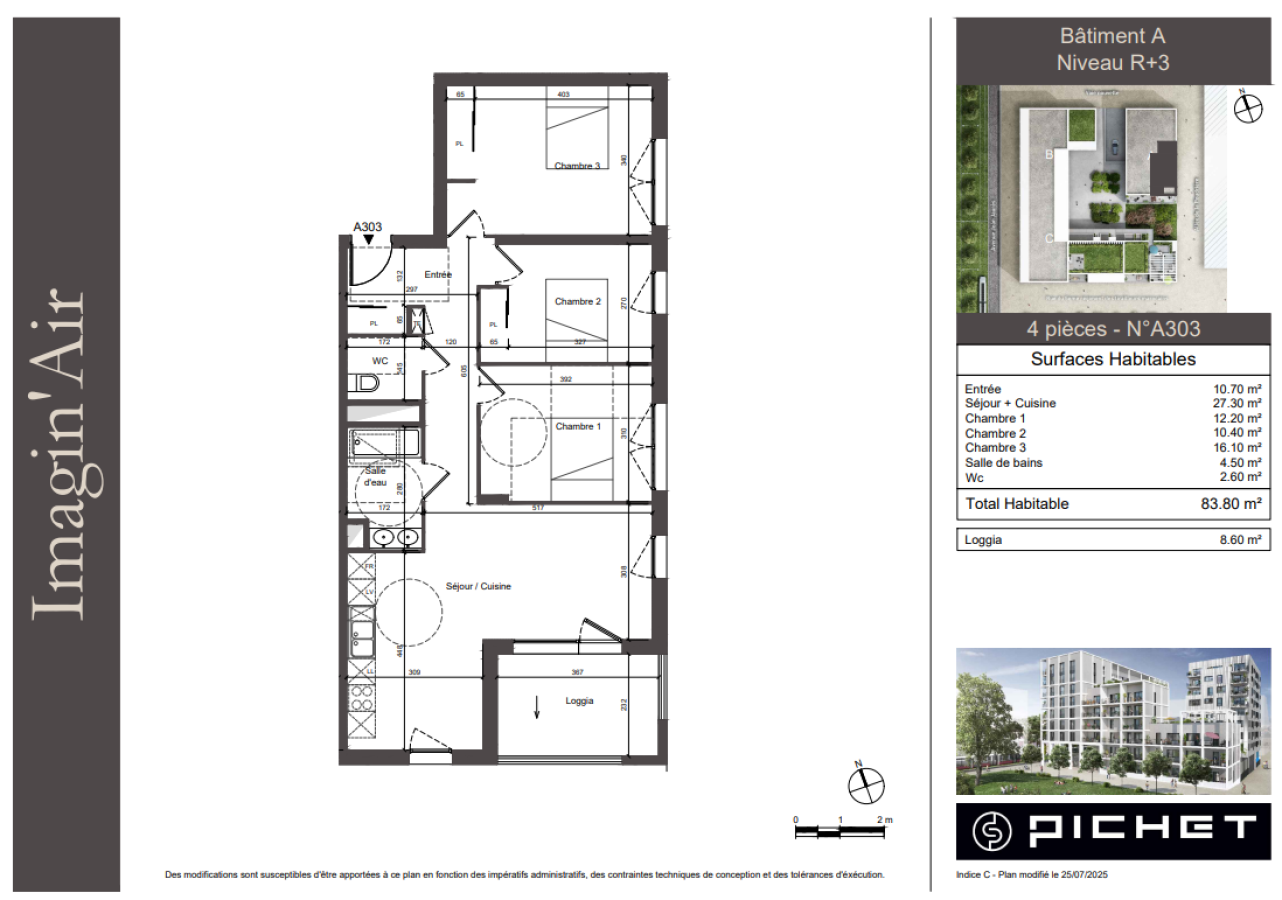 
																																							4 pièces - 
																																						3ème étage - 84m² - 1 207,97 € - Photo #1
