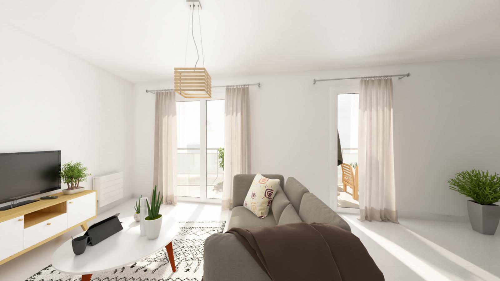 
																																							3 pièces - 
																																						4ème étage - 69m² - 1 088,97 € - Photo #1