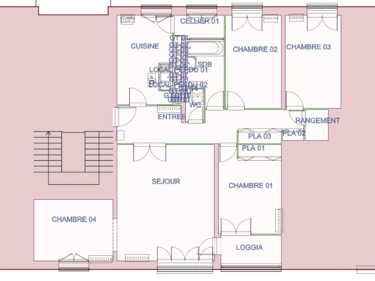 5 pièces - 1er étage - 89m² - 1 031,94 € - Photo #7