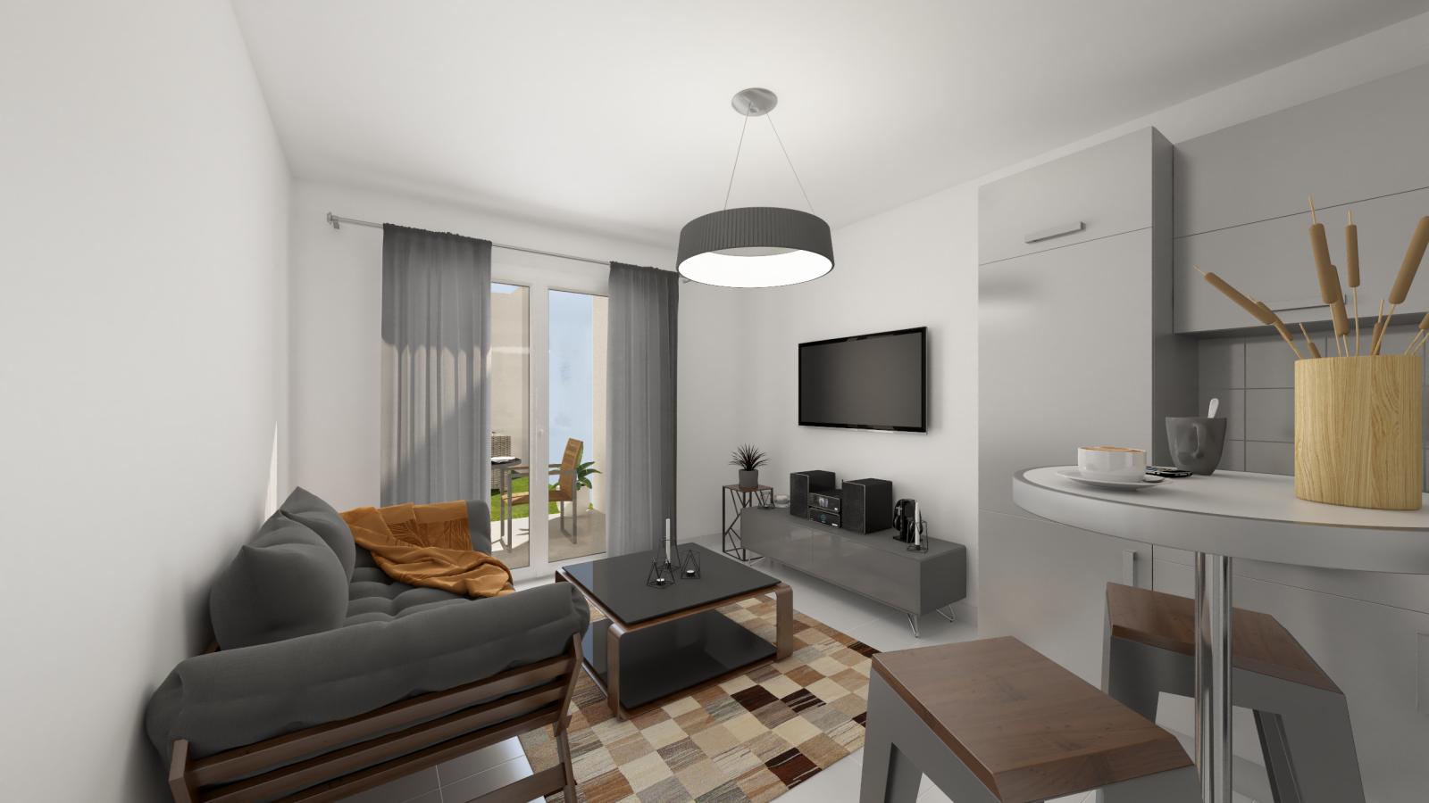 
																			2 pièces - 
																		RDC - 38m² - 836,71 € - Photo #2