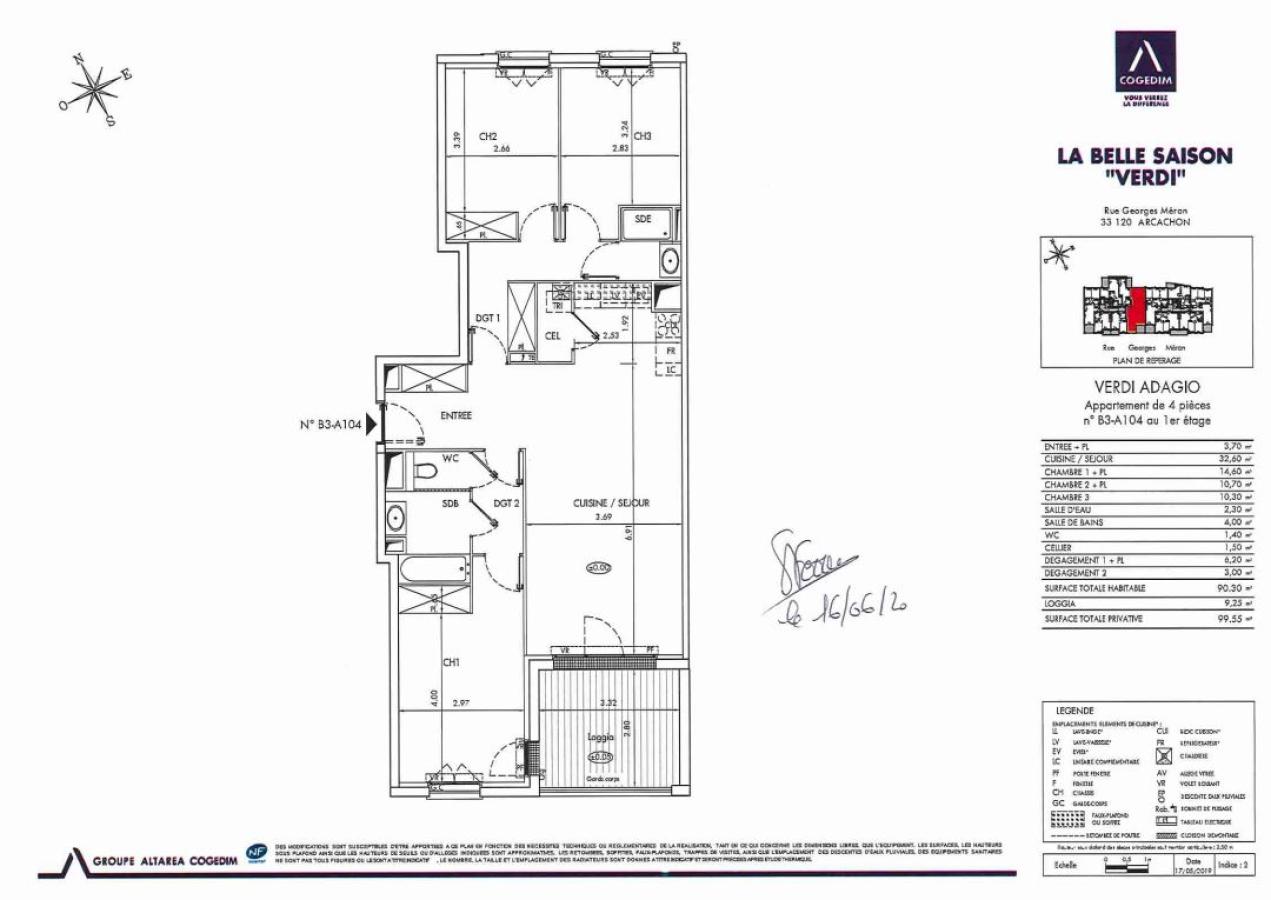 4 pièces - 1er étage - 90m² - 1 051,75 € - Photo #5