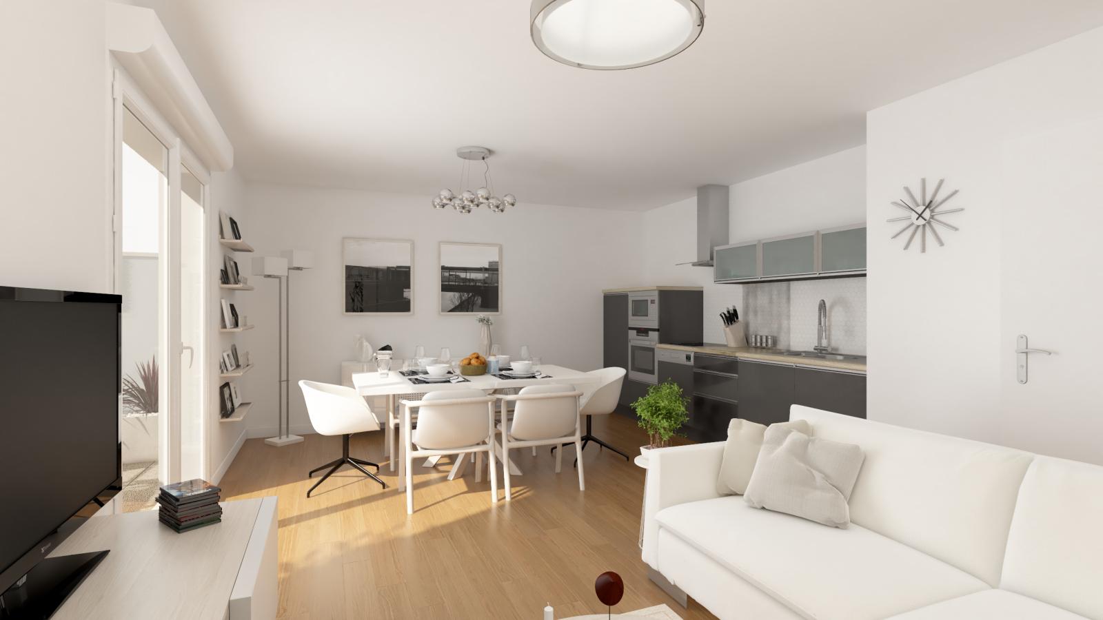 
																																							4 pièces - 
																																						3ème étage - 81m² - 1 110,08 € - Photo #4