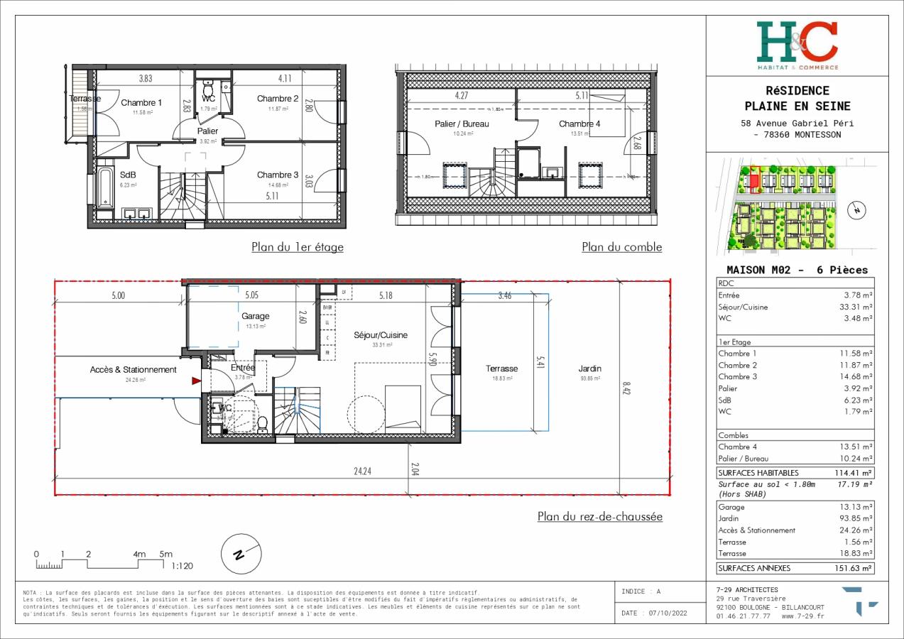 
																			5 pièces - 
																		RDC - 114m² - 2 712,56 € - Photo #2