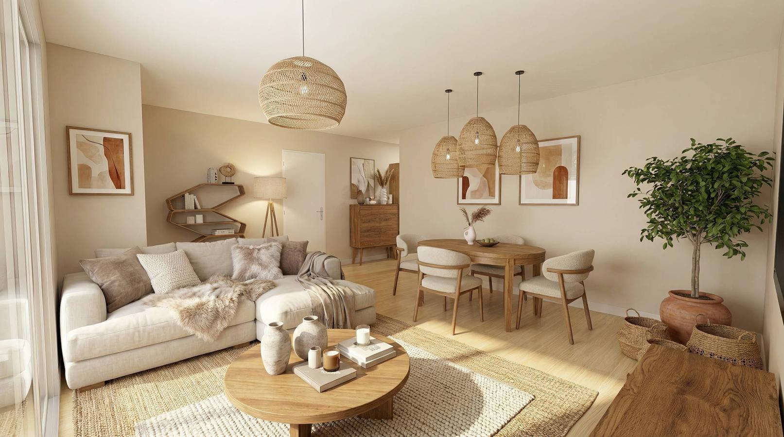 
																																							4 pièces - 
																																						3ème étage - 88m² - 1 214,71 € - Photo #4